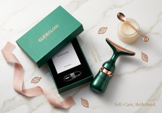 GlideGlow Sculpt™ Premium LED Face & Neck Massager
